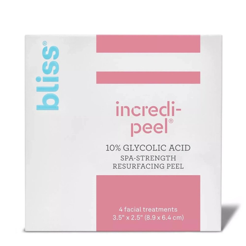 BLISS Incredi-Peel, 4 Facial Treatments